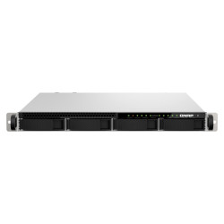 Сетевое хранилище без дисков/ ENTERPRISE QNAP TS-h987XU-RP-E2334-16G QuTS hero NAS, Xeon E-2334 4C 8T 3.4-4.8GHz, 16 GB ECC DDR4 (1 x 16 GB) up to 128GB (4 x 32 GB), 9-bay (4 x 3.5-inch SATA + 5 x 2.5-inch U.2/U.3 PCIe / SATA), 2x10 GbE, 2x2.5 GbE, 1 x Ge