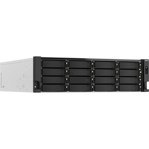 Сетевое хранилище без дисков/ ENTERPRISE QNAP TS-h2287XU-RP-E2336-32G QuTS hero NAS, Xeon E-2336 6C 12T 2.9-4.8GHz, 32 GB ECC DDR4 (2 x 16 GB) up to 128GB (4 x 32 GB), 22-bay (16 x 3.5-inch SATA + 6 x 2.5-inch SATA), 2x10 GbE, 2x2.5 GbE, 3xPCIe Slot (2 x 