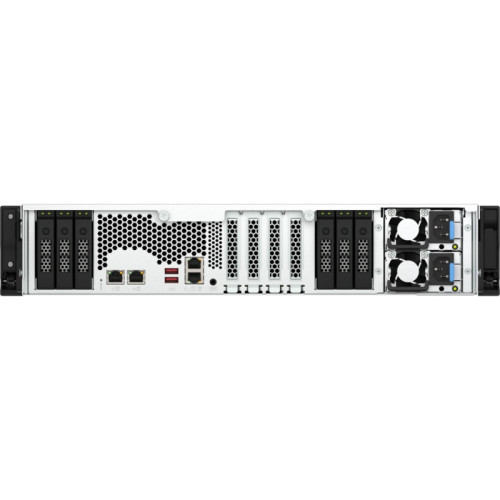 Сетевое хранилище без дисков/ ENTERPRISE QNAP TS-h3077AFU-R7-64G QuTS hero NAS, AMD Ryzen 7 7000 8-c/16t processor, up to 5.3 GHz, 64 GB UDIMM DDR5 (2x 32 GB) up to 128 GB (4 x 32 GB), 30-bay x 2.5-inch for SATA SSD, 2x10 GbE, 2x2.5 GbE, 3xPCIe Slot, 2xUS