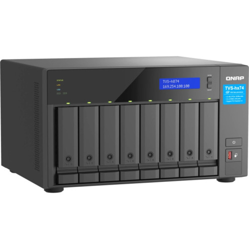 Сетевое хранилище без дисков/ ENTERPRISE QNAP TVS-h874-i7-32G QTS hero NAS, 8 x 3.5 