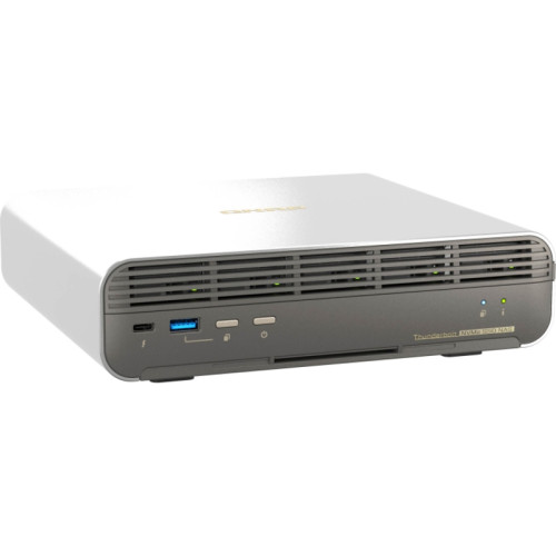 Сетевое хранилище без дисков/ SMB QNAP TBS-h574TX-i3-12G 5-bay E1.S or M.2 2280 PCIe NVMe, Intel Core i3-1320PE 8C(4P+4E)/12T up to 4.50GHz, 12 GB RAM, 1 x 10 GBASE-T, 2xUSB 3.2 Gen 1 port, 1xUSB 2.0 port, HDMI Output