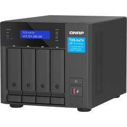 Сетевое хранилище без дисков/ ENTERPRISE QNAP TVS-h474-PT-8G QTS hero NAS, 4 x 3.5 