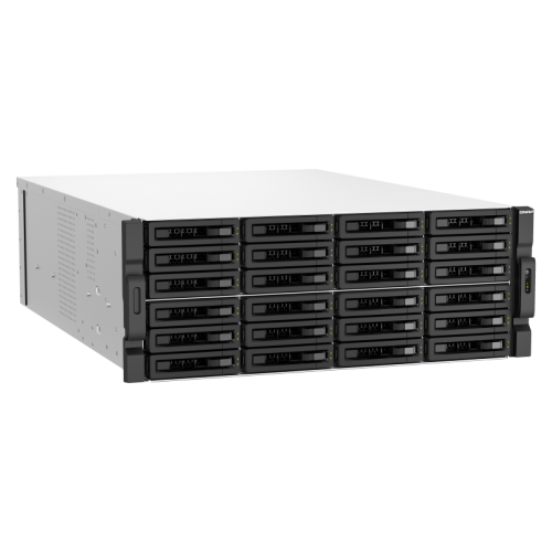 Сетевое хранилище без дисков/ ENTERPRISE QNAP TS-h3087XU-RP-E2378-64G QuTS hero NAS, Xeon E-2378 8C 16T 2.6-4.8GHz, 64 GB ECC DDR4 (4 x 16 GB) up to 128GB (4 x 32 GB), 30-bay (24 x 3.5-inch SATA + 6 x 2.5-inch SATA), 2x10 GbE, 2x2.5 GbE, 3xPCIe Slot (2 x 