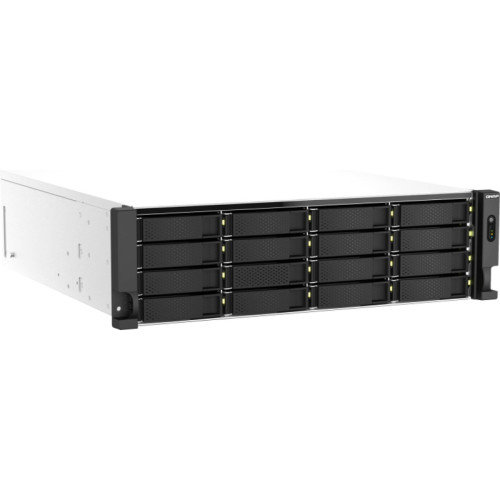 Сетевое хранилище без дисков/ ENTERPRISE QNAP TS-h2287XU-RP-E2336-32G QuTS hero NAS, Xeon E-2336 6C 12T 2.9-4.8GHz, 32 GB ECC DDR4 (2 x 16 GB) up to 128GB (4 x 32 GB), 22-bay (16 x 3.5-inch SATA + 6 x 2.5-inch SATA), 2x10 GbE, 2x2.5 GbE, 3xPCIe Slot (2 x 
