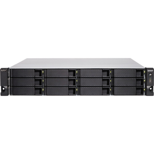 Сетевое хранилище без дисков/ Enterprise QNAP TS-h1283XU-RP-E2236-32G 12-Bay NAS( 12x2.5