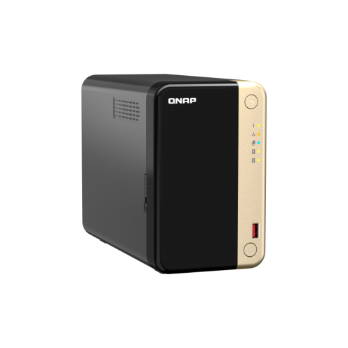 Сетевое хранилище без дисков/ SMB QNAP TS-264-8G NAS 2 HDD trays, 4-core Intel Celeron N5105/N5095 2.0-2.9 GHz, 8 GB DDR4 RAM , 2x2.5 Gigabit Ethernet , 2xUSB 3.2 Gen 2 (10Gbps), 2xUSB 2.0 port, 1xHDMI, 2xM.2 PCIe Gen 3 x1 slots Сетевое хранилище без дисков/ SMB QNAP TS-264-8G NAS 2 HDD trays, 4-core Intel Celeron N5105/N5095 2.0-2.9 GHz, 8 GB DDR4 RAM , 2x2.5 Gigabit Ethernet , 2xUSB 3.2 Gen 2 (10Gbps), 2xUSB 2.0 port, 1xHDMI, 2xM.2 PCIe Gen 3 x1 slots