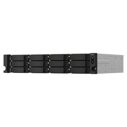 Сетевое хранилище без дисков/ SMB QNAP TS-1264U-RP-4G NAS 12 HDD trays, rackmount 2U, 2 PSU. 4-core Intel Celeron N5095 2.0-2.9 GHz, 8 GB RAM up to 8 GB, 2x2.5 Gigabit Ethernet, 2xUSB 3.2 Gen 2 (10Gbps). 2xUSB 2.0., 1xHDMI . PCIe Gen 3 x2 , W/o rail kit R