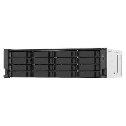 Сетевое хранилище без дисков/ SMB QNAP TS-1673AU-RP-16G NAS 16 HDD trays, 2x 2.5 GbE, rackmount, 2 PSU. 4-core AMD V1500B 2,2 GHz,,RAM 16 GB (1 x 16 GB) up to 32 GB (2 x 16 GB). W/o rail kit RAIL-B02 Сетевое хранилище без дисков/ SMB QNAP TS-1673AU-RP-16G NAS 16 HDD trays, 2x 2.5 GbE, rackmount, 2 PSU. 4-core AMD V1500B 2,2 GHz,,RAM 16 GB (1 x 16 GB) up to 32 GB (2 x 16 GB). W/o rail kit RAIL-B02