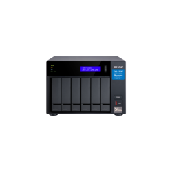 Сетевое хранилище без дисков/ SMB QNAP TVS-672XT-i5-8G 6-Bay NAS QTS/QuTS hero OS, Intel Core i5 Processor, 8GB DDR4 RAM(2 x 4 GB) max 64GB RAM (2 x 32 GB), 6 x 2.5/3.5