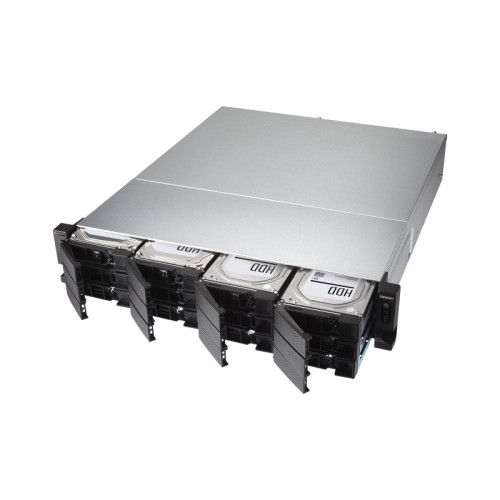Сетевое хранилище без дисков/ Enterprise QNAP TS-h1283XU-RP-E2236-32G 12-Bay NAS( 12x2.5