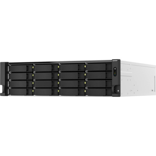 Сетевое хранилище без дисков/ ENTERPRISE QNAP TS-h2287XU-RP-E2336-32G QuTS hero NAS, Xeon E-2336 6C 12T 2.9-4.8GHz, 32 GB ECC DDR4 (2 x 16 GB) up to 128GB (4 x 32 GB), 22-bay (16 x 3.5-inch SATA + 6 x 2.5-inch SATA), 2x10 GbE, 2x2.5 GbE, 3xPCIe Slot (2 x 