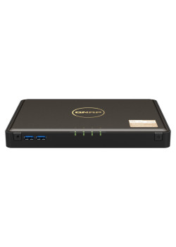 Сетевое хранилище без дисков/ SMB QNAP TBS-464-8G NAS  4-bay M.2 NVMe, Intel Celeron N5105 4-core/4-thread 2.0-2.9 GHz, 8 GB DDR4, 2 x 2.5 GbE, 2xUSB 3.2 Gen 1 port, 3xUSB 2.0 port, 2xHDMI Output