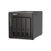 Сетевое хранилище без дисков/ SMB QNAP TS-453E-8G NAS, 4-tray w/o HDD. 2xHDMI-port. 4-core Celeron J6412 2-2.6 GHz, 8GB DDR,  2x2.5Gb LAN, 2 x M.2 2280 PCIe Gen 3 x2, 2x USB 3.2 Gen 2 (10Gbps) Port, 2x USB 2.0 port