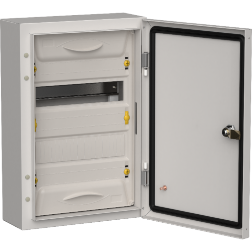 TITAN 5 Корпус мет. ЩРн-24 (1х24) 460х310х140 IP54 сер IEK