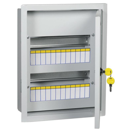 Щит распределительный IEK MKM14-V-24-30-T TITAN 3 ЩРв-24з-3 36 УХЛ3 встраиваемый 310мм 120мм 395мм 24мод. металл IP31 серый (упак.:1шт)