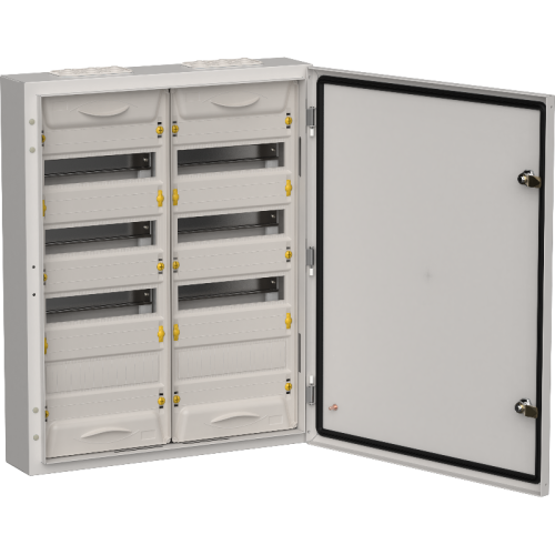 TITAN 5 Корпус мет. ЩРн-96 (2х48) 710х570х140 IP54 сер IEK