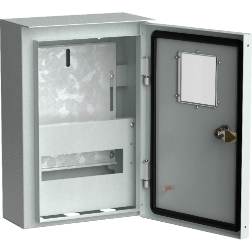Корпус металлический коттеджный ЩУРн-1/9зо IP54 IEK