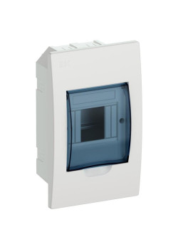 Щит распределительный IEK MKP12-V-04-40-20 ЩРВ-П-4 для установки модульных устройств встраиваемый 136мм 87мм 222мм 660B 4мод. пластик IP41 белый (упак.:1шт)