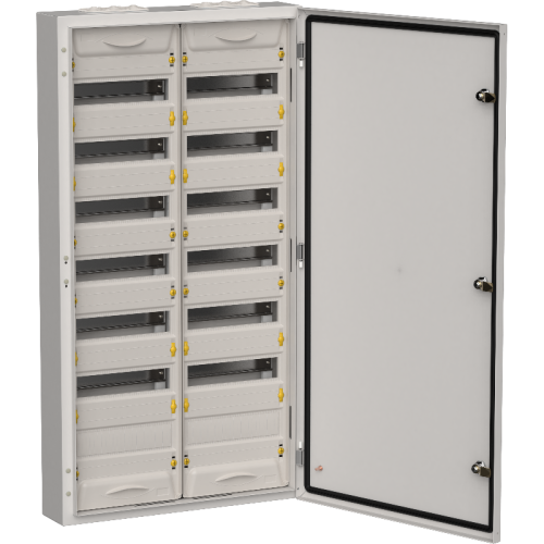 TITAN 5 Корпус мет. ЩРн-168 (2х84) 1085х570х140 IP54 сер IEK
