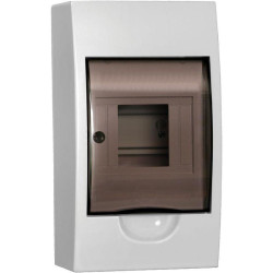 Щит распределительный IEK MKP12-N-04-40-20 ЩРН-П-4 для установки модульных устройств навесной 112мм 93мм 200мм 660B 4мод. пластик IP41 белый с возможностью установки счетчика (упак.:1шт)