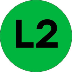 Наклейка/ Наклейка L2 d=20мм PROxima