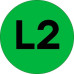 Наклейка/ Наклейка L2 d=20мм PROxima