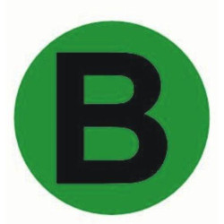 Наклейка/ Наклейка 'B'd=20мм PROxima