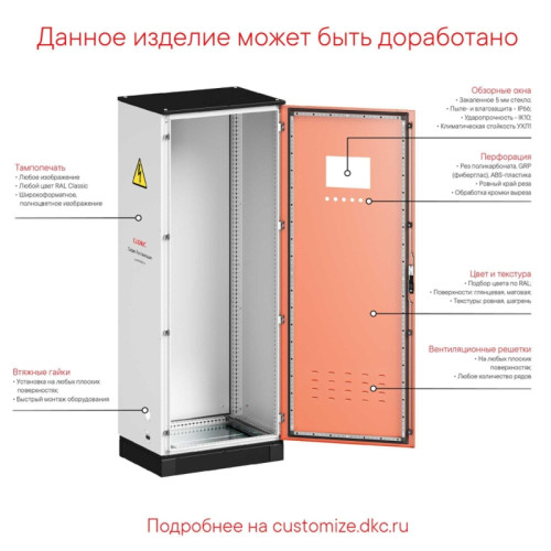 Дверь сплошная для шкафов CQE N, ВхШ 2000х600 мм Дверь сплошная для шкафов CQE N, ВхШ 2000х600 мм