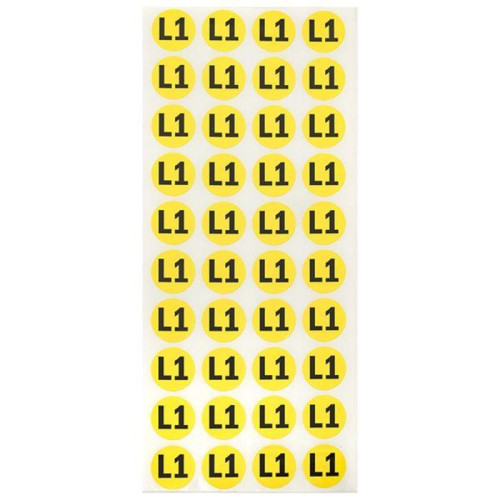 Наклейка/ Наклейка L1 d=20мм PROxima