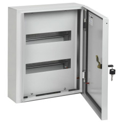 Щит распределительный IEK MKM11-N-24-54-Z TITAN 3 ЩРн-24з-0 У2 навесной 330мм 120мм 410мм 24мод. металл IP54 серый (упак.:1шт)