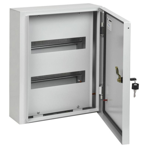 Щит распределительный IEK MKM11-N-24-54-Z TITAN 3 ЩРн-24з-0 У2 навесной 330мм 120мм 410мм 24мод. металл IP54 серый (упак.:1шт)