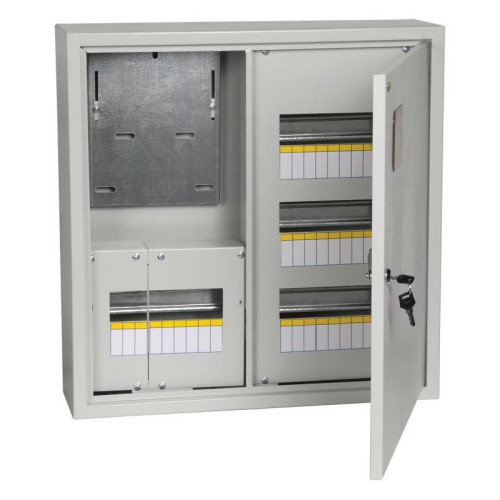 Щит распределительный IEK MKM32-N-36-31-ZO TITAN ЩУРн-3/36зо-1 36 УХЛ3 навесной 550мм 165мм 560мм 36мод. металл IP31 серый с возможностью установки счетчика (упак.:1шт)