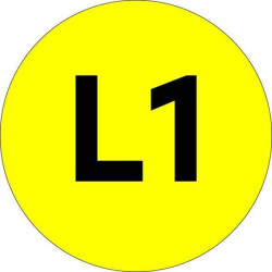 Наклейка/ Наклейка L1 d=20мм PROxima