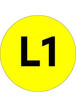 Наклейка/ Наклейка L1 d=20мм PROxima