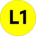 Наклейка/ Наклейка L1 d=20мм PROxima