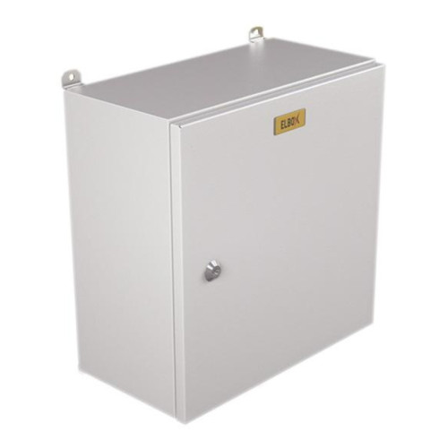 Шкаф электротехнический Elbox EMW-800.600.300-1-IP66 одноствор. настенный 800мм 600мм 300мм 285мм IP66 несъемн.бок.пан. 150кг серый