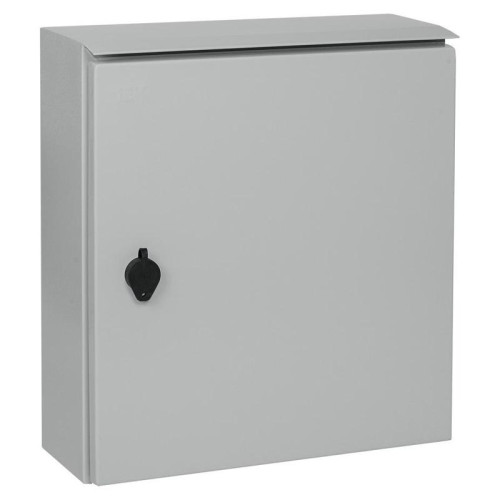 Щит распределительный IEK MKM51-N-09-54 TITAN ЩУ 3/1-1 У1 IP66 навесной 400мм 150мм 445мм 12мод. металл IP66 серый с возможностью установки счетчика (упак.:1шт)