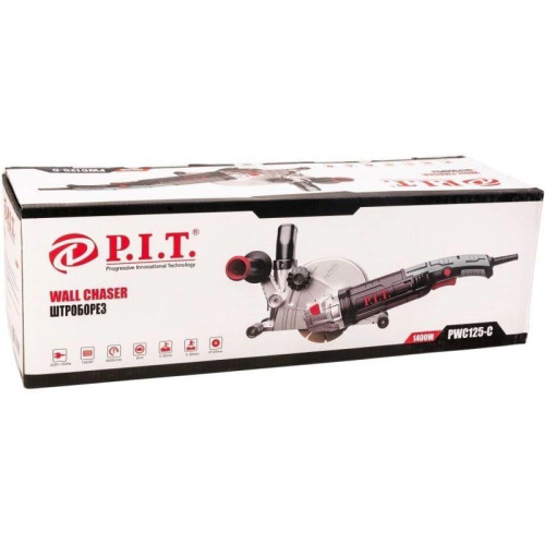 Штроборез P.I.T. PWC125-C 9000об/мин 1400W черный Штроборез P.I.T. PWC125-C 9000об/мин 1400W черный