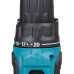 Дрель-шуруповерт Makita DDF490Z аккум. патрон:быстрозажимной