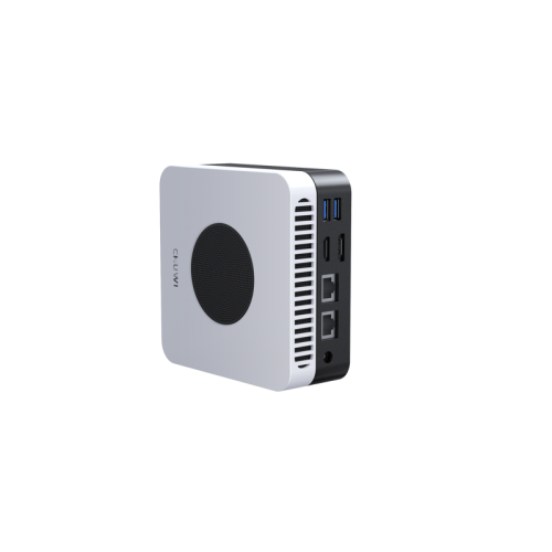 Компьютер/ Chuwi LarkBox X  Intel N-series N100(0.8Ghz)/12288Mb/512SSDGb/Int:Intel UHD Graphics/BT/WiFi/war 1y/0.4kg/Black+White/Win11Home + BT5.2/USB3.2*2, USB2.0*2/Earphone Jack*1/DC Charging*1/HDMI 2.0 *1 (4K 60Hz)/Display Port*1/M.2*2, 2