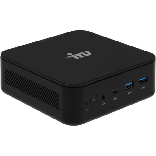 Неттоп IRU Planio 325 Ryzen 5 3500U (2.1) 8Gb SSD512Gb Vega 8 Windows 11 Pro GbitEth WiFi BT 65W черный (RUS) (2180266)