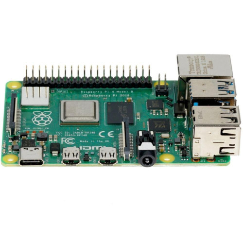 Одноплатный компьютер Raspberry Pi 4 Model B (RA545) Retail, 4GB RAM, Broadcom BCM2711 Quad core Cortex-A72 (ARM v8) 64-bit SoC @ 1.5GHz CPU, WiFi, Bluetooth, 40-pin GPIO, 2x USB 3.0, 2xUSB 2.0,2x micro-HDMI,USB-C 5V Power разъем (RASP4448) (931182) Одноплатный компьютер Raspberry Pi 4 Model B (RA545) Retail, 4GB RAM, Broadcom BCM2711 Quad core Cortex-A72 (ARM v8) 64-bit SoC @ 1.5GHz CPU, WiFi, Bluetooth, 40-pin GPIO, 2x USB 3.0, 2xUSB 2.0,2x micro-HDMI,USB-C 5V Power разъем (RASP4448) (931182)
