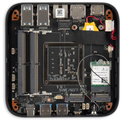 Неттоп IRU Tactio 513 i5 13420H (2.1) 16Gb SSD512Gb UHDG без ОС GbitEth WiFi BT 120W серый (RUS) (2216138)