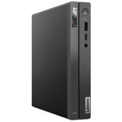Неттоп Lenovo ThinkCentre Neo 50q Gen 4 i3 1215U (1.2) 16Gb SSD512Gb UHDG без ОС GbitEth WiFi BT 65W kb мышь клавиатура черный (12LN003LGP/16)