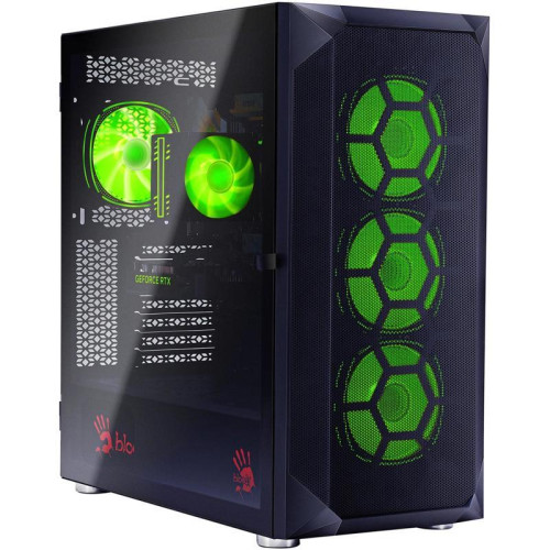 ПК Bloody BD-PC RB65C2 MT Ryzen 5 7500F (3.7) 32Gb SSD1Tb RX 7700XT 12Gb Windows 11 Home 64 2.5Gigabit WiFi BT 650W черный (RUS) (2111350)