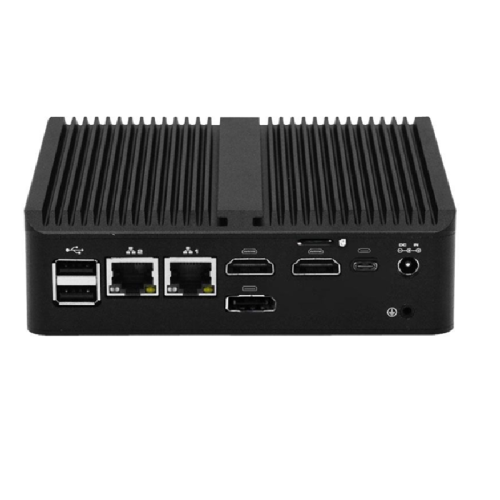 Неттоп/ HIPER BASIS BC119  Intel N-series N100(0.8Ghz)/16384Mb/512SSDGb/noDVD/BT/WiFi/war 1y/0.65kg/черный/Win11Pro + Безвентиляторный/БП 36Вт/металл/VESA Адаптер на 75х75, 100х100