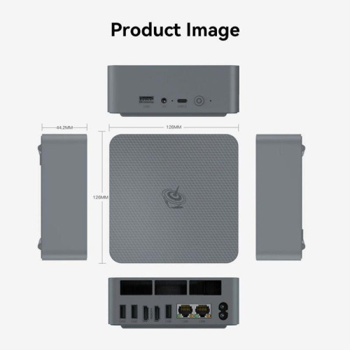 Мини ПК Beelink Мини-компьютер BL/EQR6-LP/6800H/32G/500G/Milky Grey