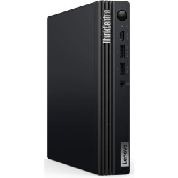 Неттоп Lenovo ThinkCentre Tiny M70q-5 slim i5 13400T (1.3) 16Gb SSD512Gb UHDG 730 Windows 11 Pro 64 GbitEth WiFi BT 90W kb мышь клавиатура черный (12TD0050UM)