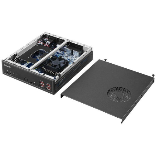 Платформа системного блока с ЦПУ Shuttle DH32U SHU-DH32U-(MOTHERBOARD_V.2.X (Pentium 7505)-NPI,BLACK-90W3P,W/O HDD), W/O EDID/ ALC662/ALC888 ,Genesys (004440) {4}