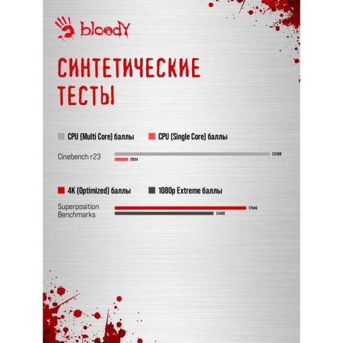 ПК Bloody BD-PC CZ79C3 MT i5 14600KF (3.5) 32Gb SSD1Tb RTX5070 12Gb Windows 11 Home 64 2.5xGbitEth WiFi BT 850W черный (RUS) (2129071)